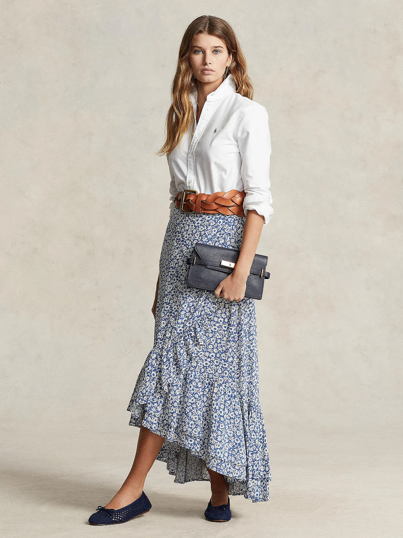 POLO RALPH LAUREN | Bluse KENDAL | weiss